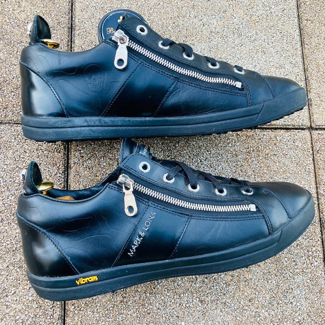 MARK＆LONA マーク＆ロナ 26cm ゴルフシューズ メンズ BK 黒