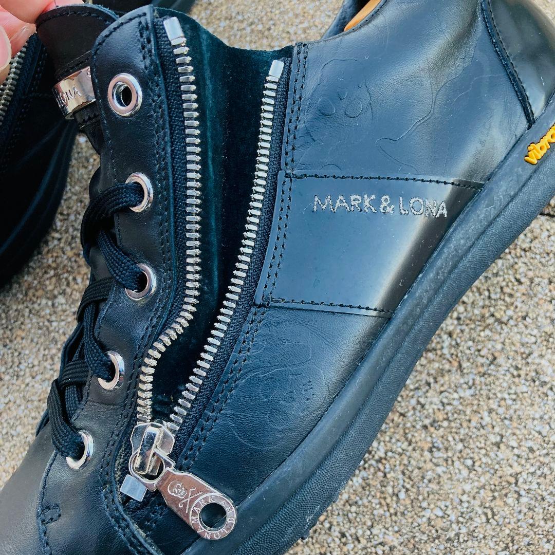 MARK＆LONA マーク＆ロナ 26cm ゴルフシューズ メンズ BK 黒