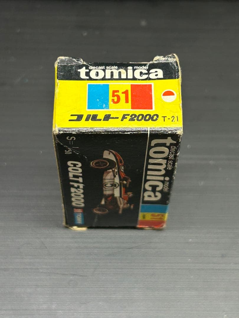 当時物　黒箱トミカ COLT F2000 ミニカー 1/50