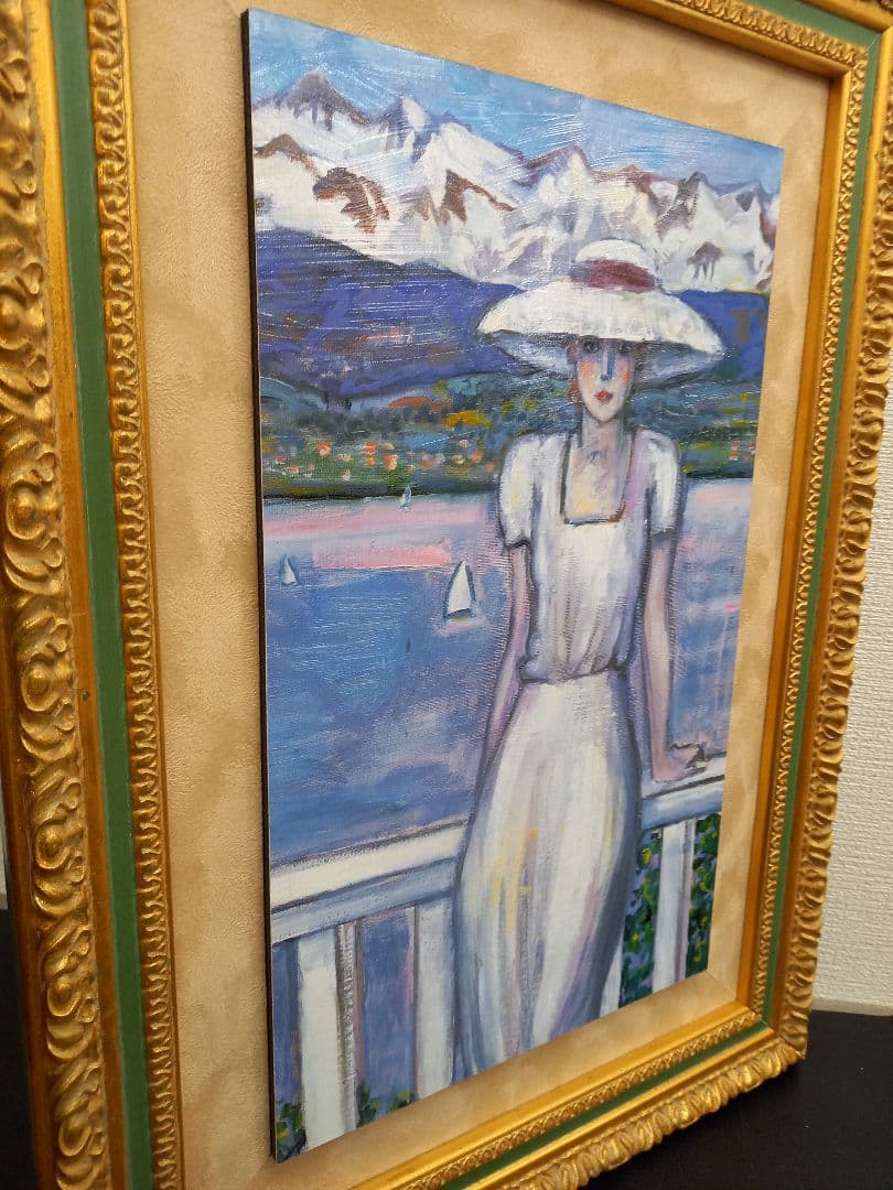 ジャンピエールカシニョール 版画 リトグラフ 額装