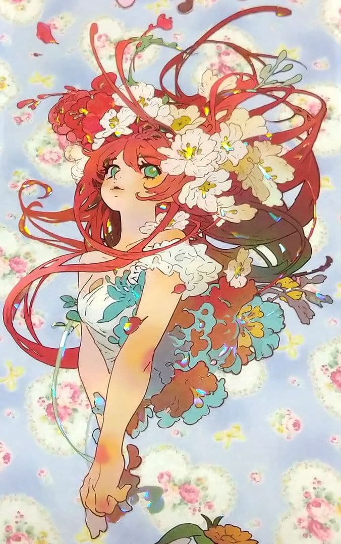 のこり１✩再販✩J824＃花的少女诗(贝壳光)新七天切り売り海外人物マステ女の子