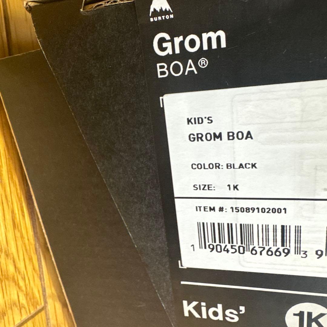 BURTON GROM BOA 子供用スノーボードブーツ 20cm