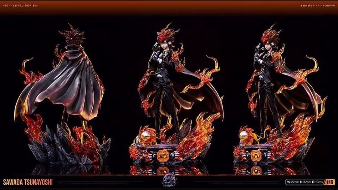 家庭教師ヒットマンREBORN 沢田綱吉 ガレージキット フィギュア1/6サイズ