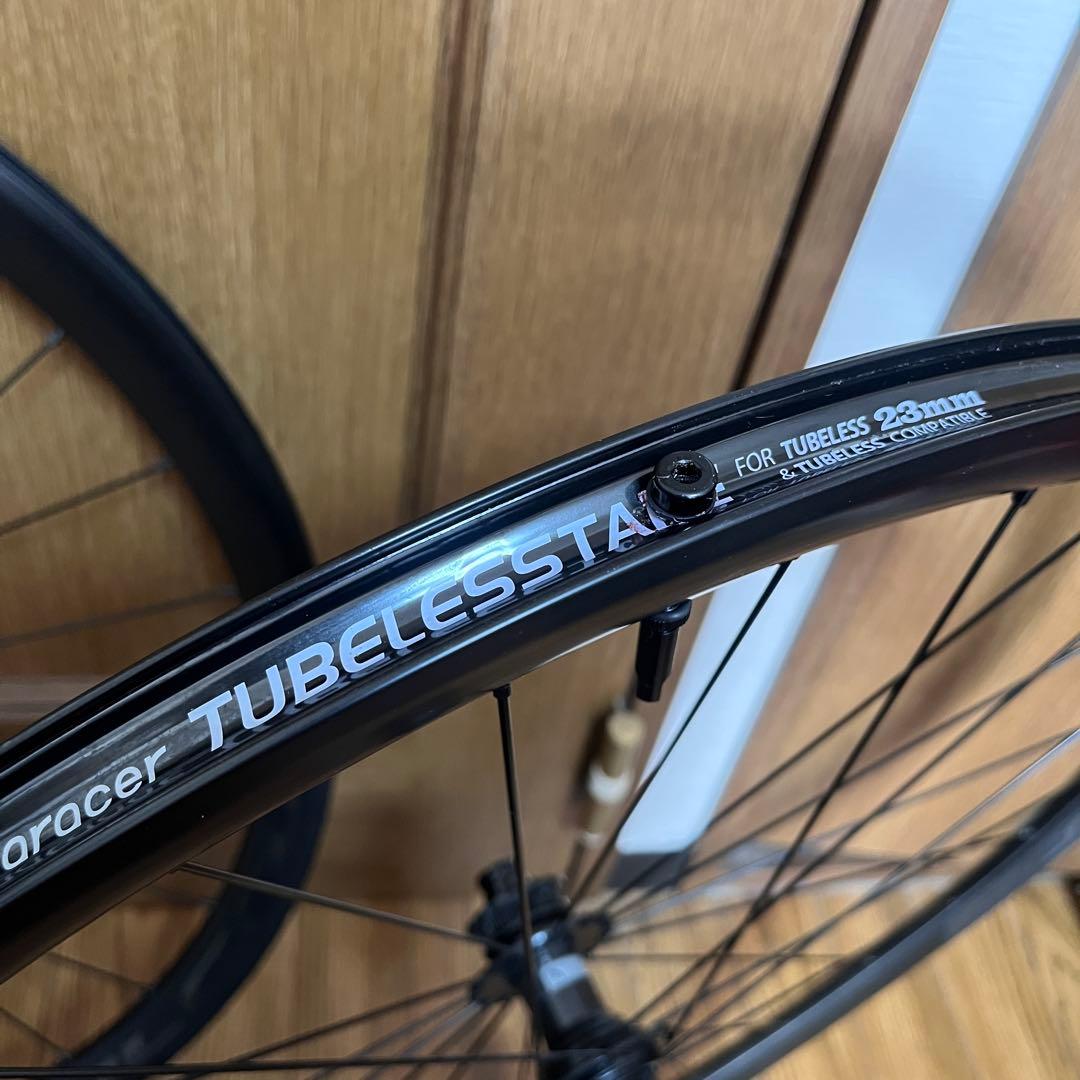 FULCRUM Racing 818DB チェレステ 前後セット チューブレス化