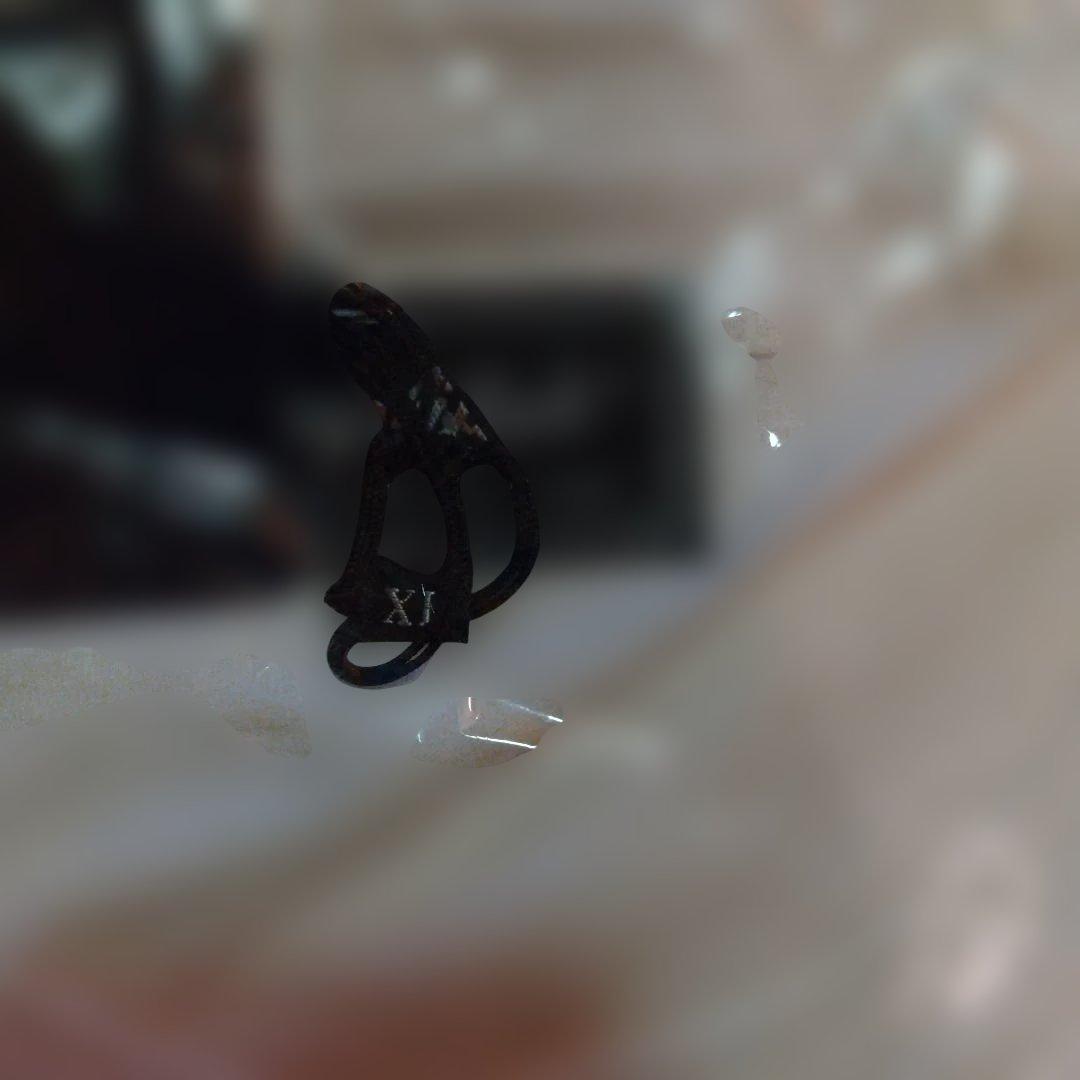 真島昌利Tシャツ 白地 黒プリント XL