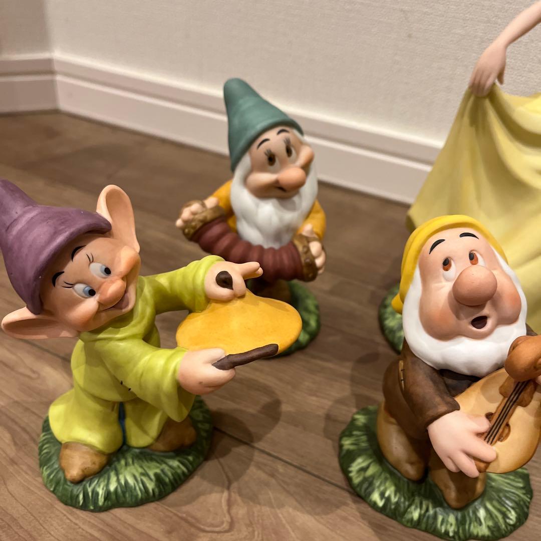 白雪姫ガーデンフィギュア 陶器置物 加藤工芸KATOKOGEI ディズニー超希少