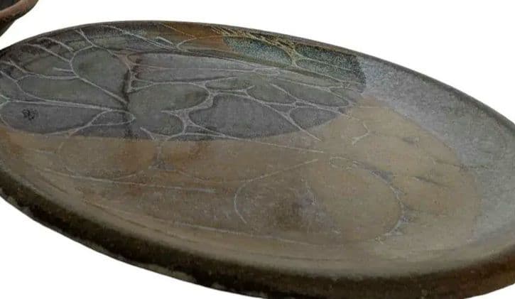 Crich Pottery 英国スタジオ陶器 平皿＆サラダボウル 未使用