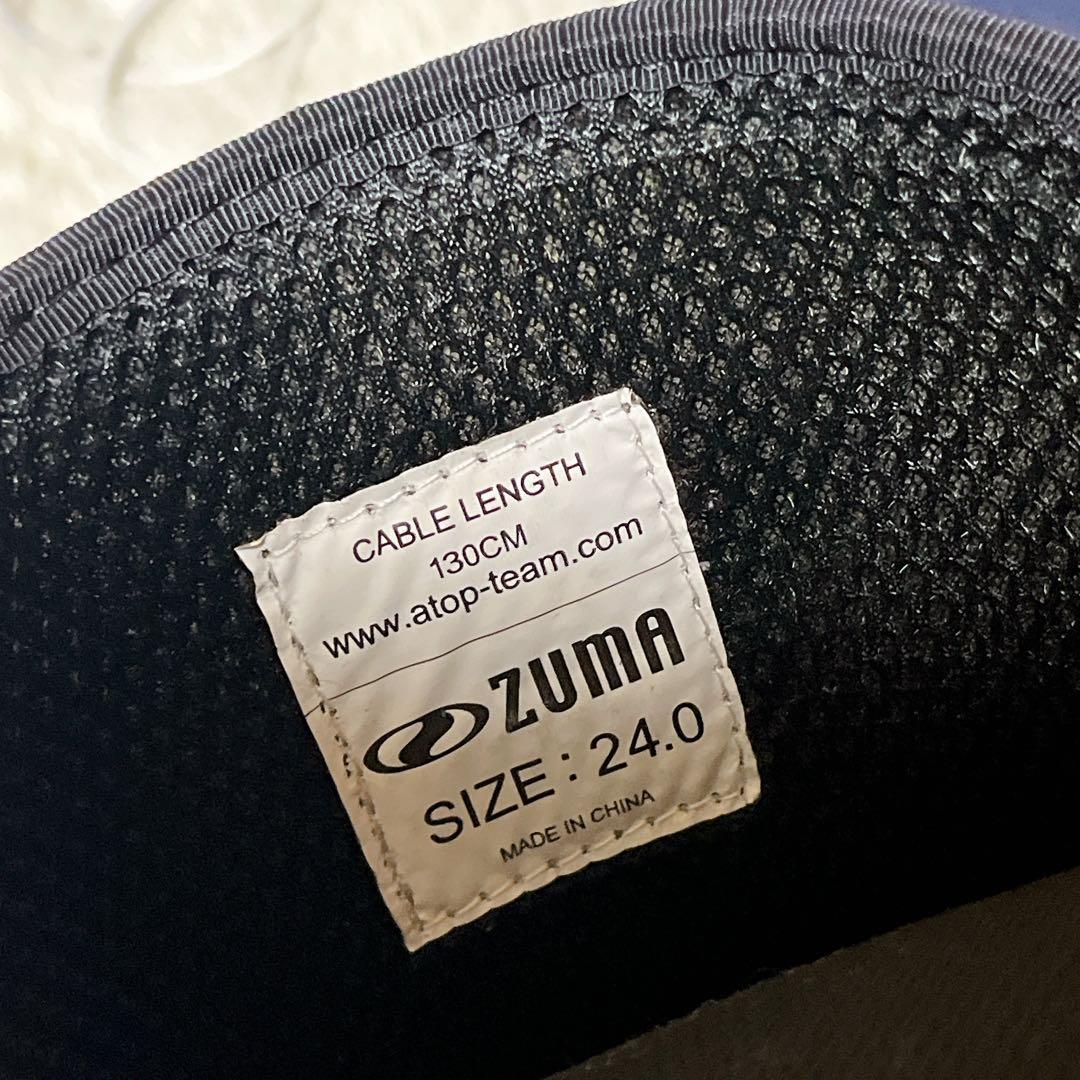 美品　ZUMA スノーボードブーツ 24cm レディース BOA 黒