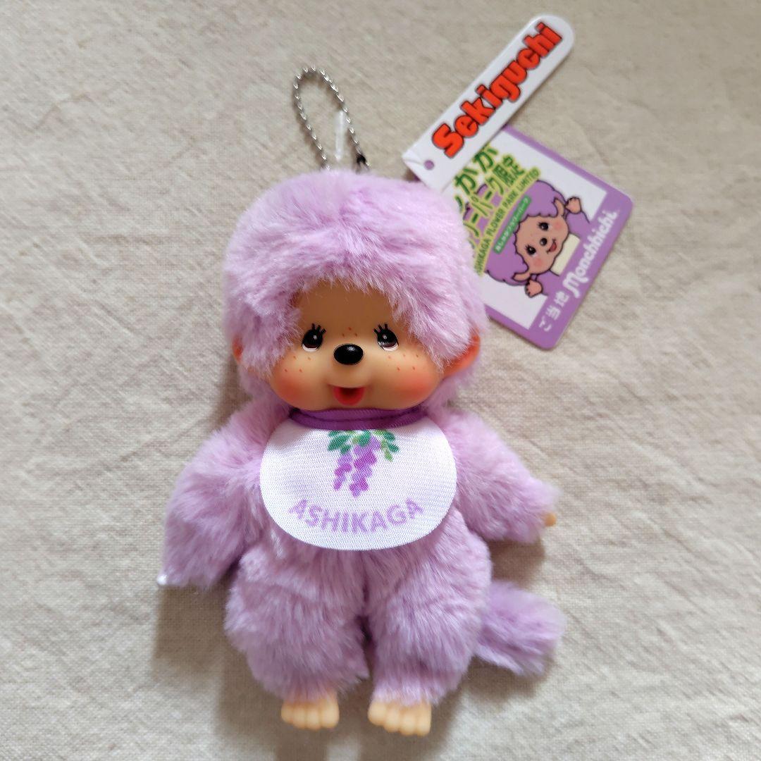 モンチッチ　ご当地モンチッチ　あしかがフラワーパーク限定モンチッチ　マスコット