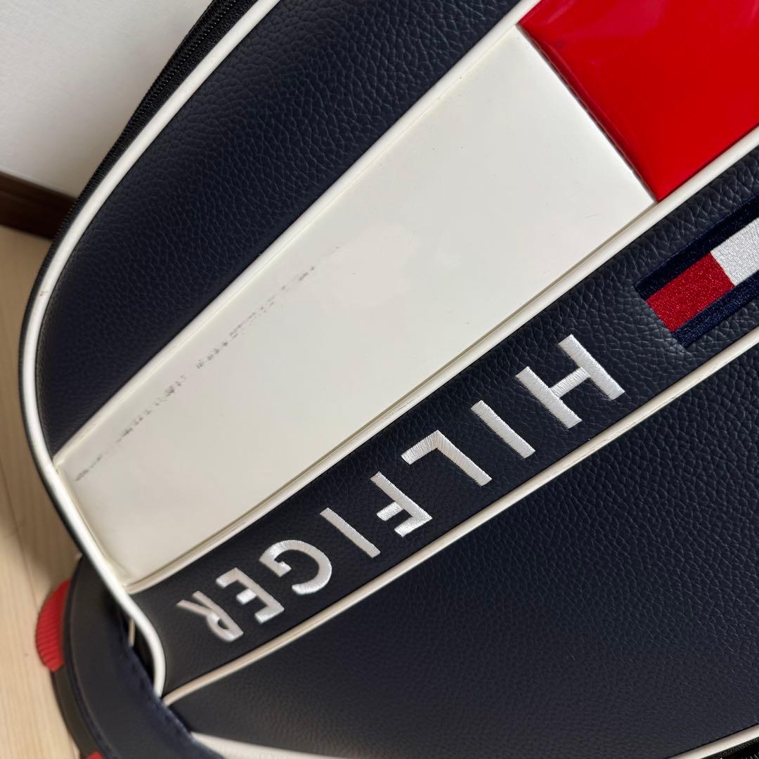 美品トミーヒルフィガーゴルフ/THE FACEキャディバッグ/THMG7SC1