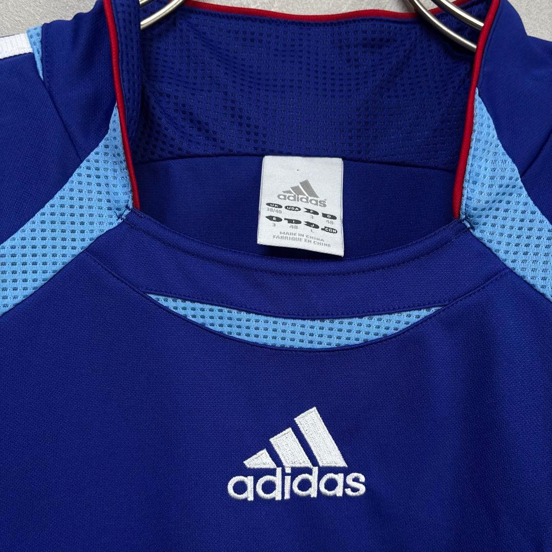 日本代表 adidas アディダス ユニフォーム ゲームシャツ 2006 L 青