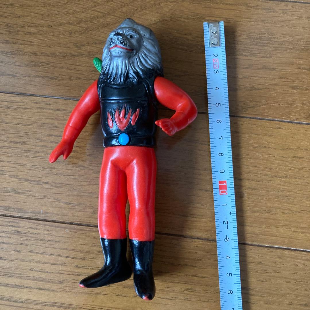 ライオン丸　ソフビ　当時モノ　1970年代