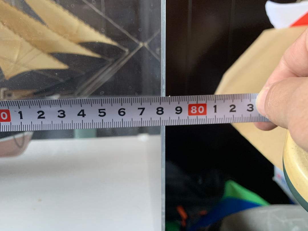 帆船模型　黒船　サスケハナ号　アクリルケース付き 香川まで取りに来てもらえる方