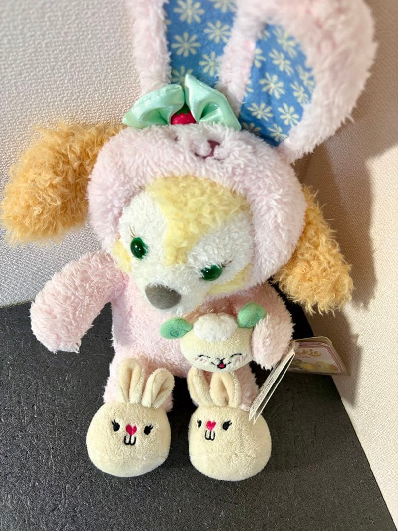 香港ディズニー　イースター　2019年　クッキーアン　ぬいぐるみ　タグ有り