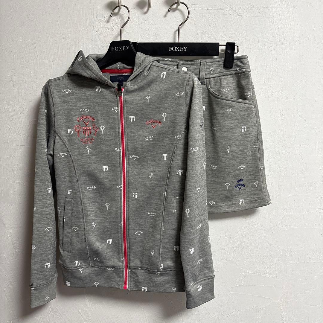 キャロウェイ　ゴルフ　グレーセットアップ　S