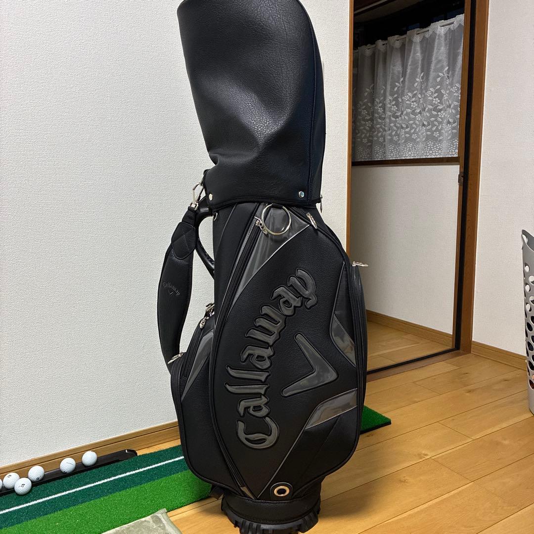 たく　キャロウェイ　キャディバッグ　ガンメタル×ブラック