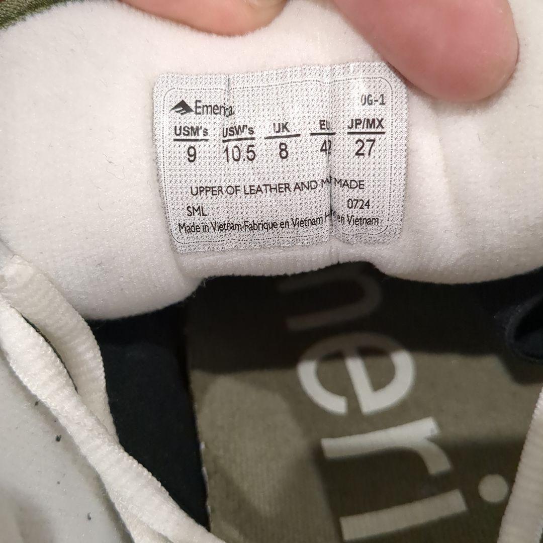 美品 Emerica OG-1 27.0cm エメリカ スケシュー