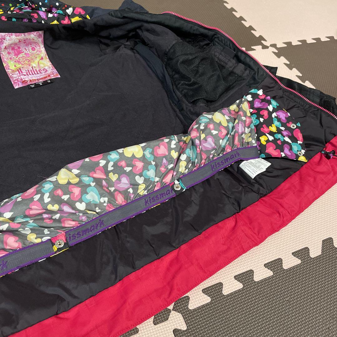 キスマーク　スキーウェア上下と手袋セット