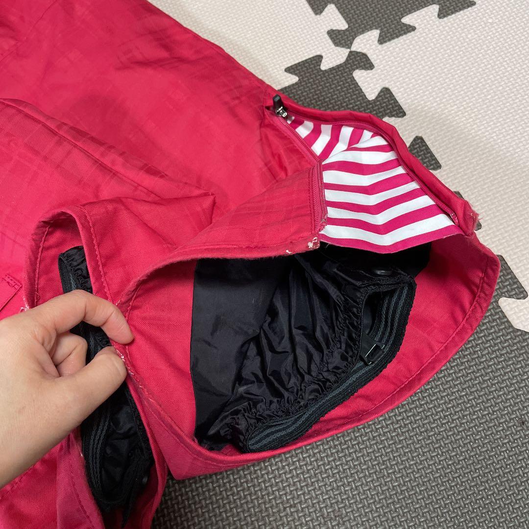 キスマーク　スキーウェア上下と手袋セット