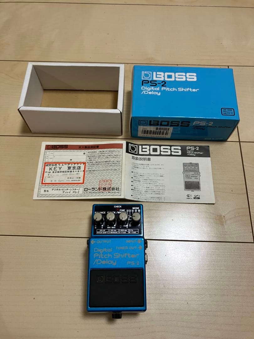 (美品箱付き)1990年頃製BOSS デジタルピッチシフター/ディレイ PS-2