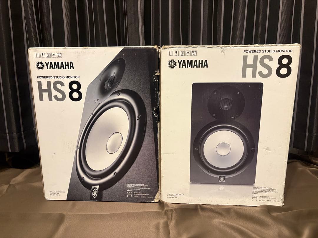 YAMAHA HS8 パワードスタジオモニター ペア　2台セット