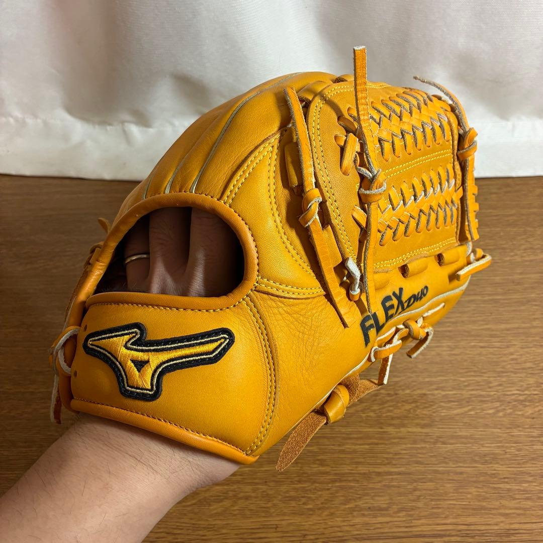 ミズノ フレックスデュオ 一般軟式 グローブ グラブ 内野手 極美品