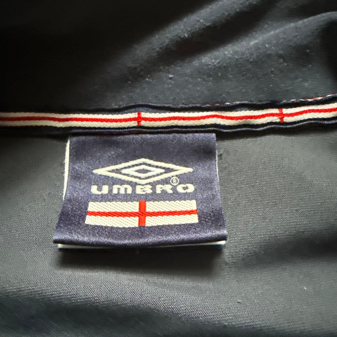 UMBRO アンブロ イングランド代表 トラックジャケット 紺 刺繍ロゴ 00s