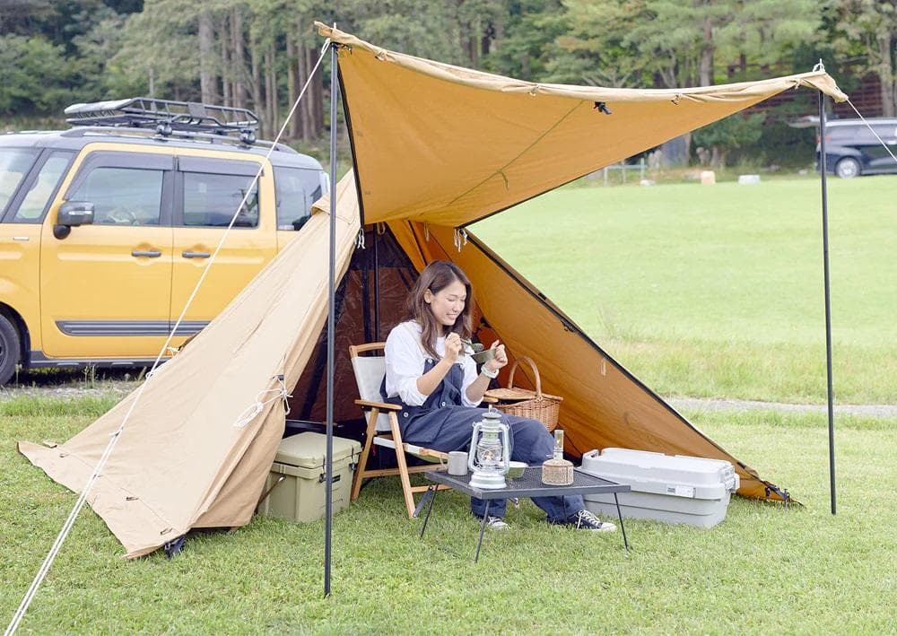 ●WAQ● アルファTC ソロ用ティピテント オールシーズン対応 ポリコットン