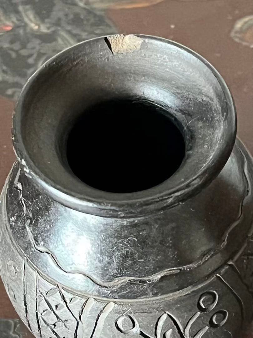 琉球？古典焼　小壺　古民芸　アンティーク　骨董