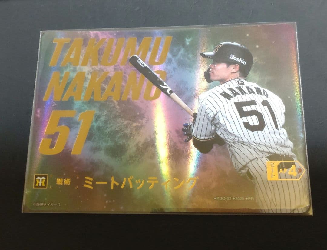 ドリームオーダー 日本選手権 プロモ SP ミートバッティング 阪神 中野拓夢