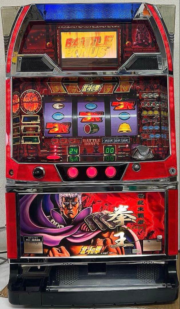 パチスロ実機 初代 北斗の拳 4号機 拳王パネル