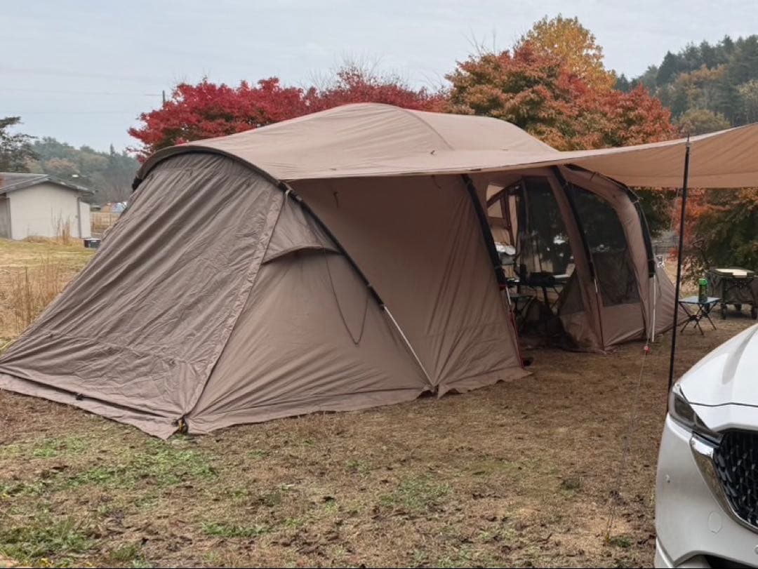 【よし】ビジョンピークス　クアトロアーチ 2ルームテント +RF