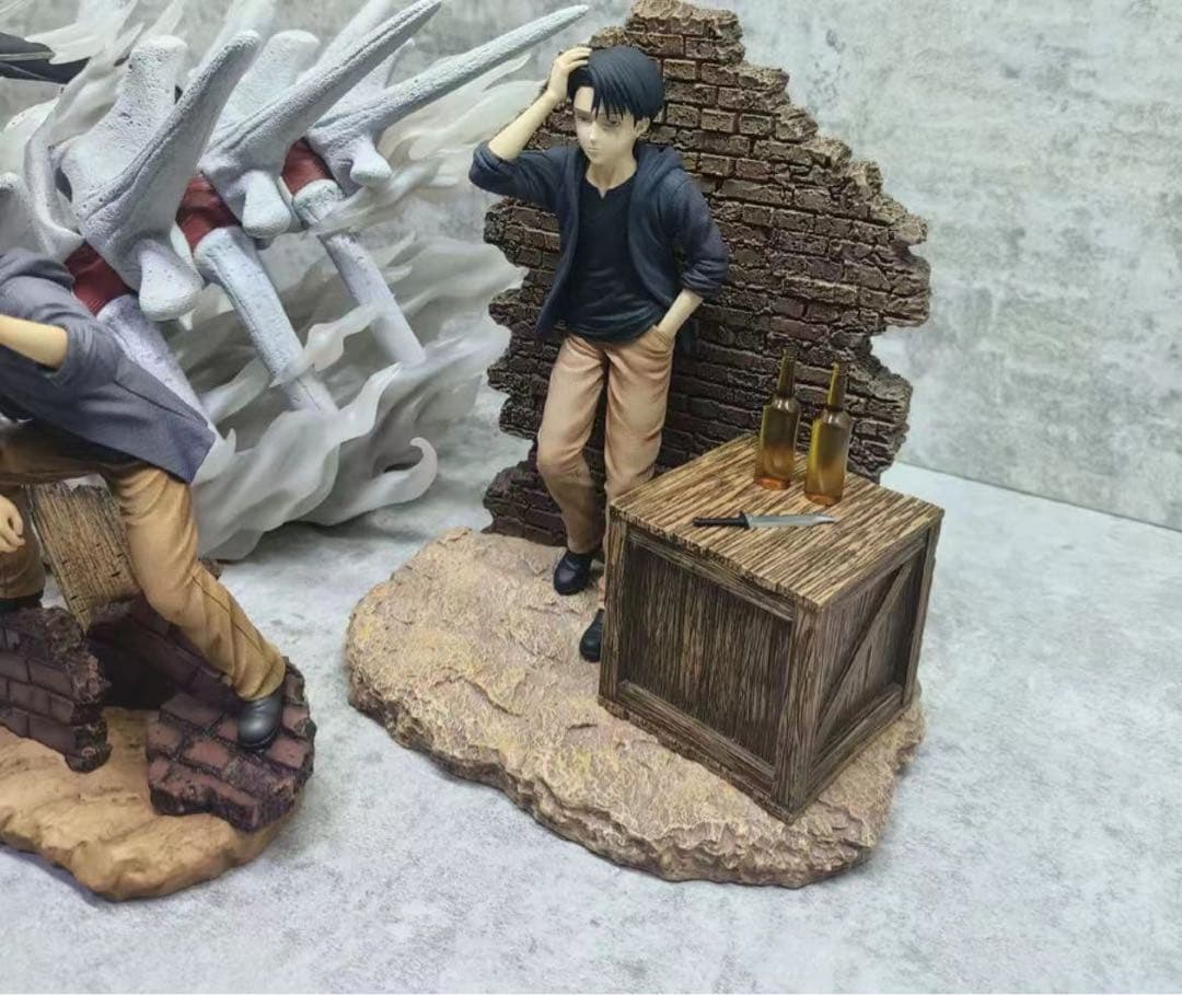 進撃の巨人 リヴァイ·アッカーマン ガレージキット ガレキ スタチュー④