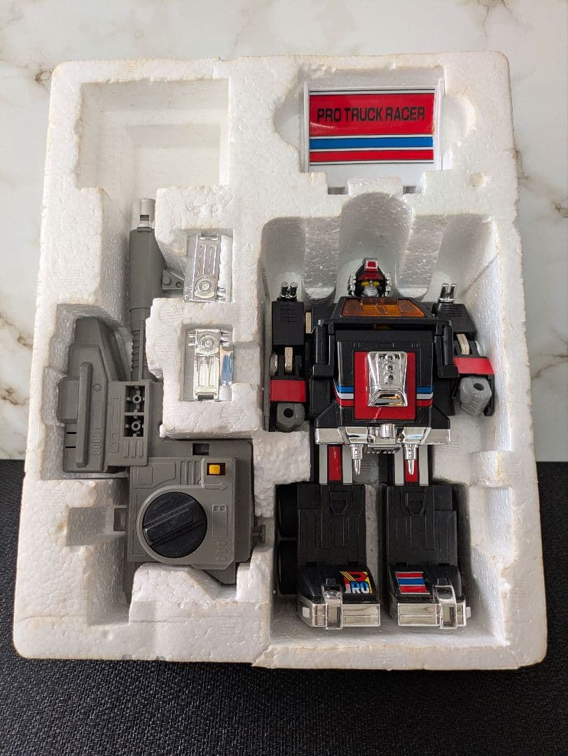 バンダイ　クロノスの大逆襲　プロトラックレーサー　マシンロボ【レア・レトロ】