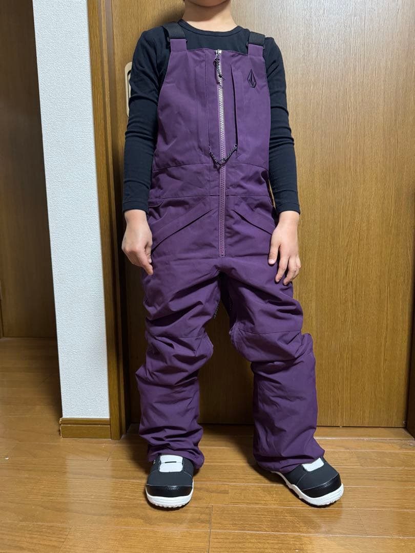 volcom 子供用スノーボードウエア　ビブパンツ　6y