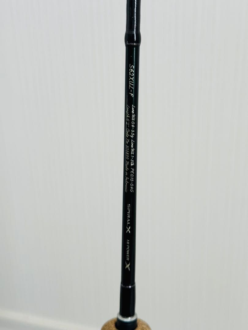 シマノ21カーディフAX S62XUL-F トラウトロッド　エリア　管釣り