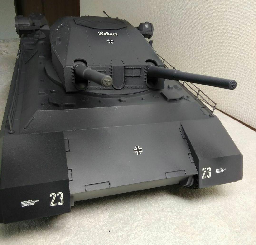 は*ん様 ロケットモデルズ 1/72 ドイツ試作超重戦車「陸上巡洋艦ラーテ」【完