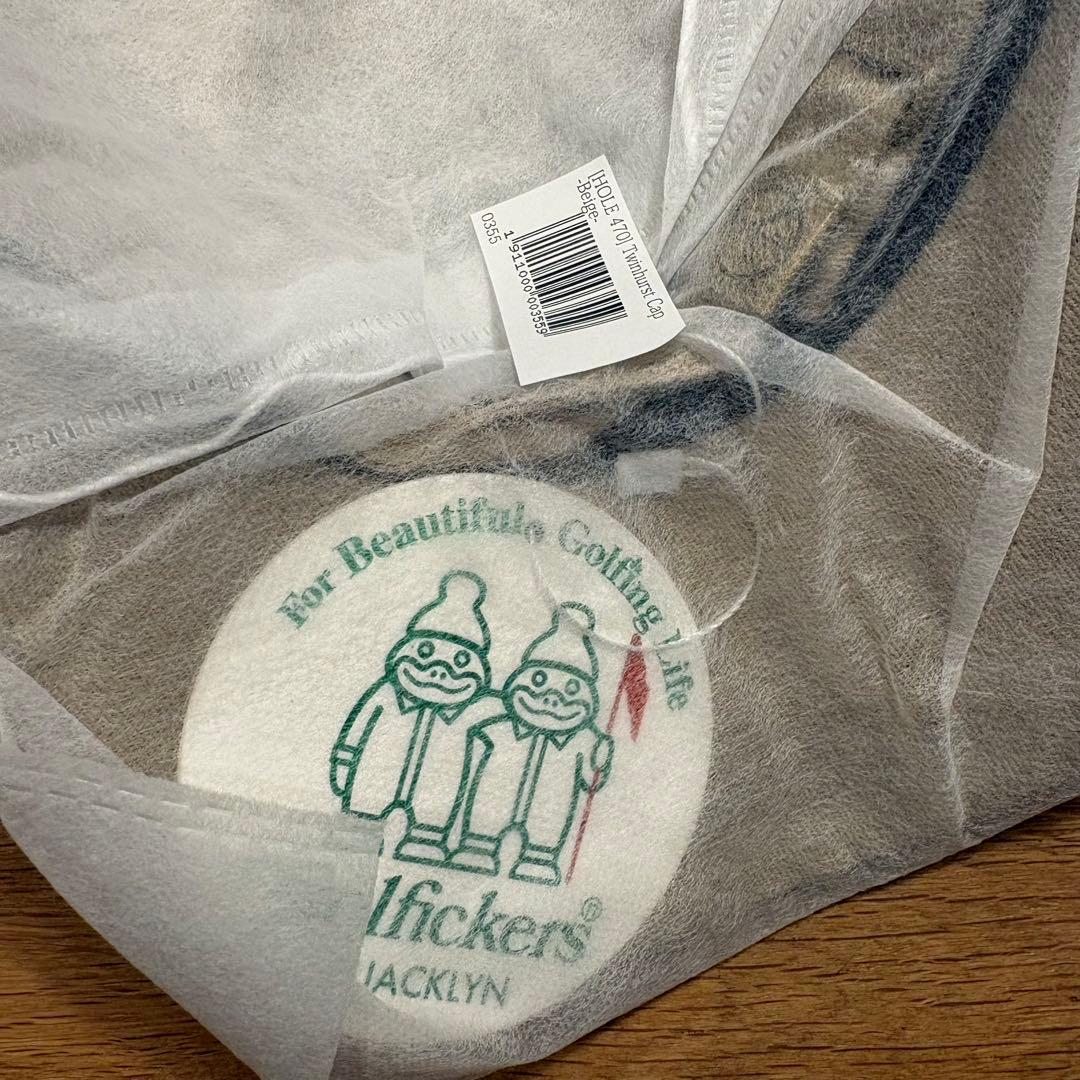 Golfickers ゴルフィッカーズ キャップ　サンドベージュ 新品　未使用