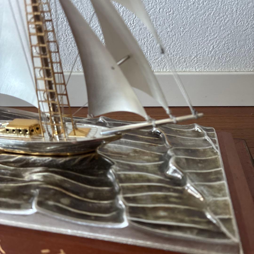 TAKEHIKO 武比古作 SILVER 985銀製ヨット 置物 シルバー製