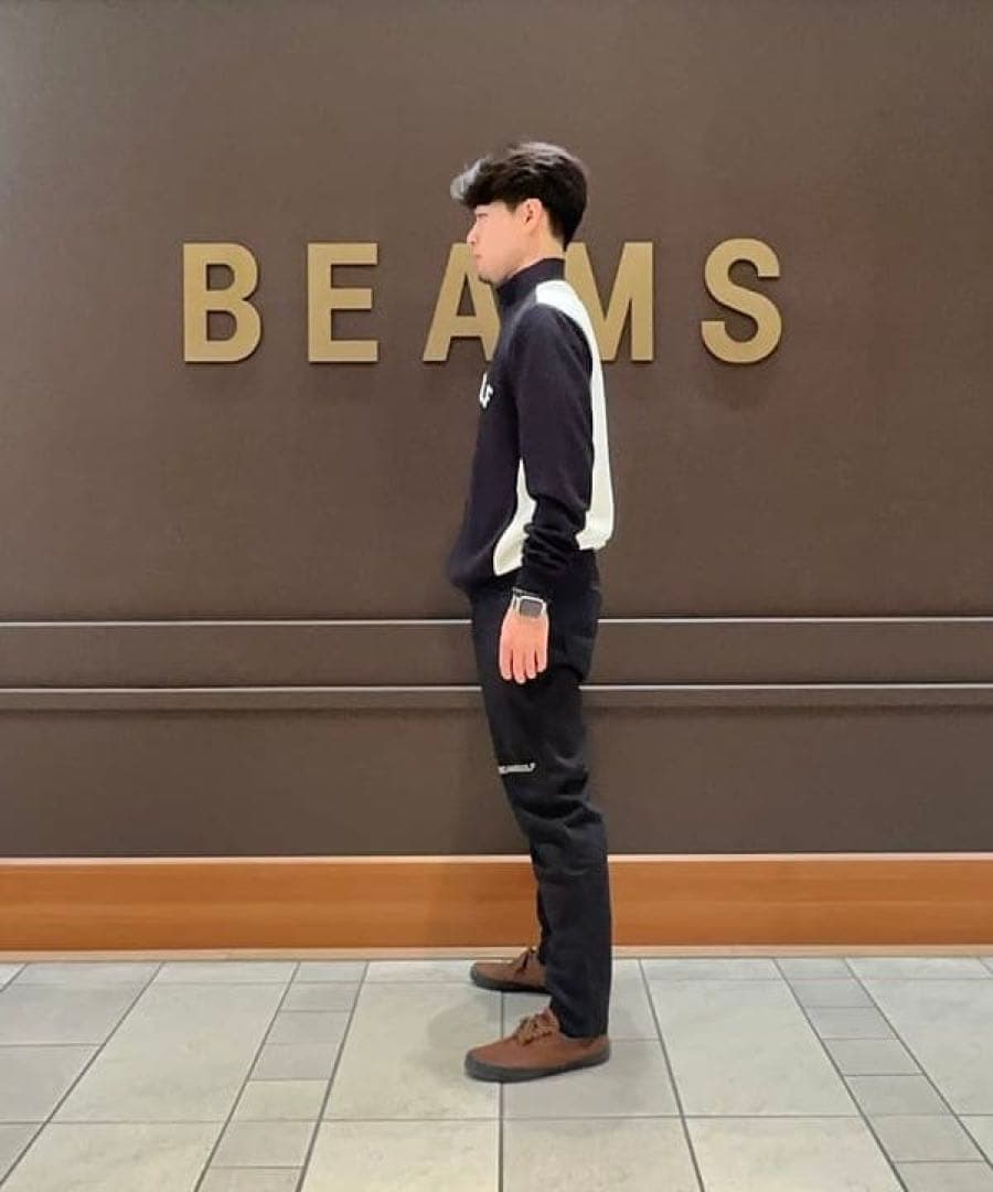 【新品】BEAMS GOLF ZIPブルゾン（NAVY）