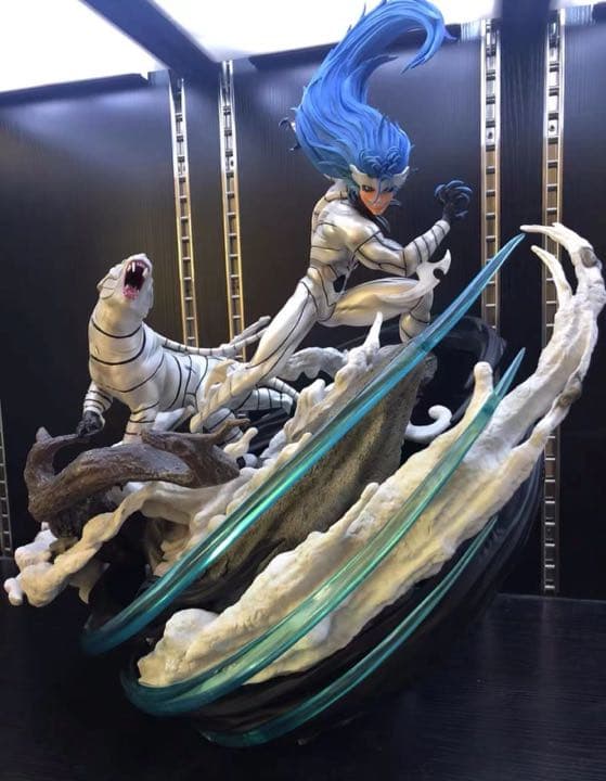 BLEACH 黒衣少年図 グリムジョー ガレージキット ガレキ スタチュー⑥