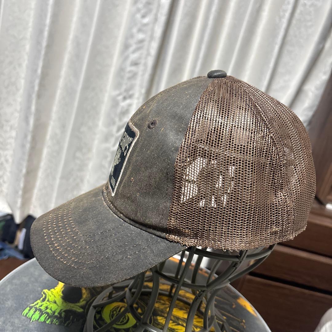 希少　ビンテージ　Bass Pro Shops レザー　メッシュ　ブラウン