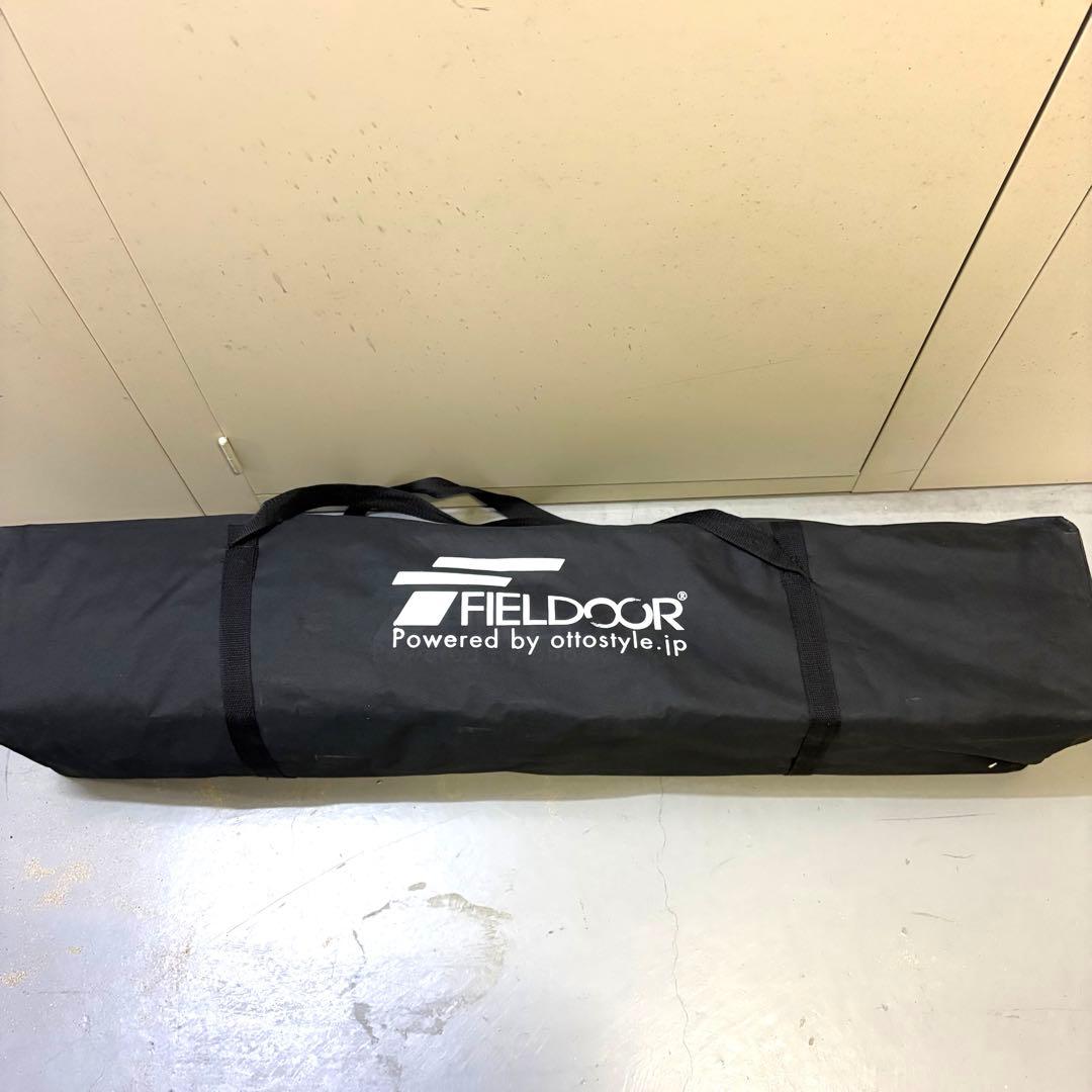 FIELDOOR ワンタッチタープ2.5mネイビー、追加シェード、スチール