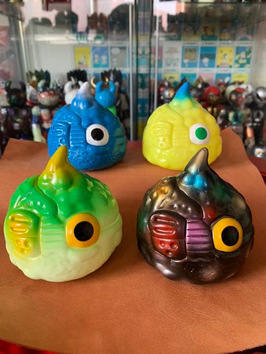 真頭玩具　REALHEAD リアルヘッド　カオスライム4個セット