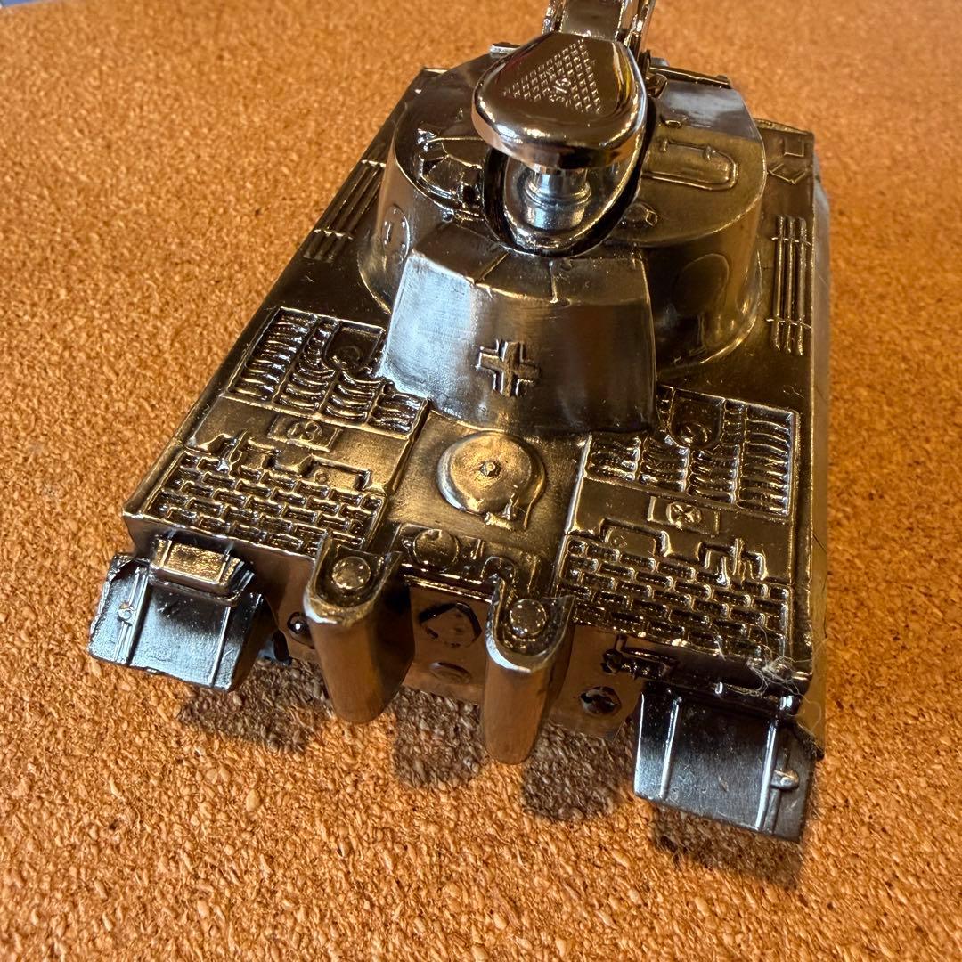 TIGER TANK 戦車型 ライターオブジェ メタル製 ミリタリー KEIWA