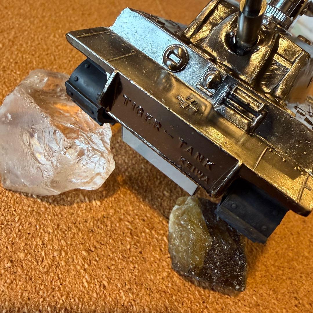 TIGER TANK 戦車型 ライターオブジェ メタル製 ミリタリー KEIWA