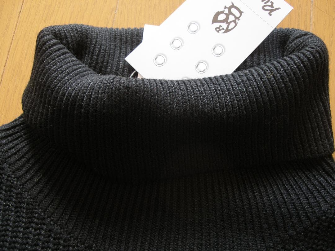 ラッセルノ BACK PIECE KNIT SWEATER サイズ5 BLK新品
