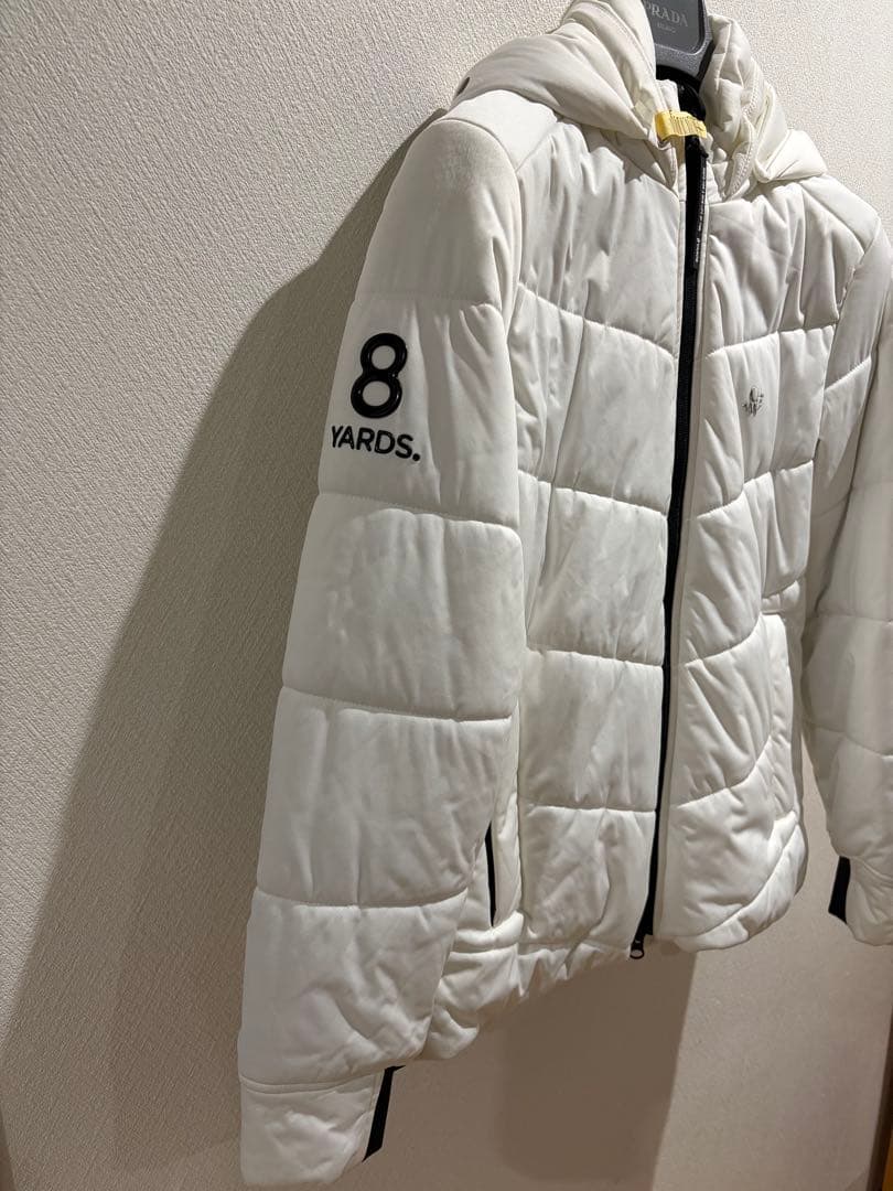 8 YARDS Women’ BIG HOODIE レディースL ホワイト美品