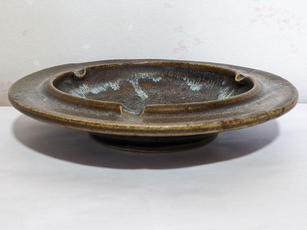 ♦民藝 益子焼 用の美 絶品！灰皿 水盤 花器 コレクション 骨董品アンティーク