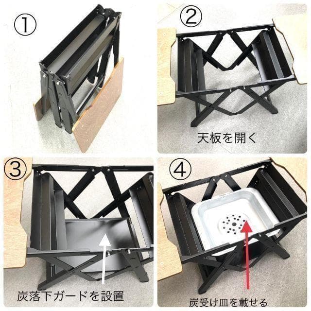 【新品】 BBQグリル &テーブル コンロ アウトドア キャンプ